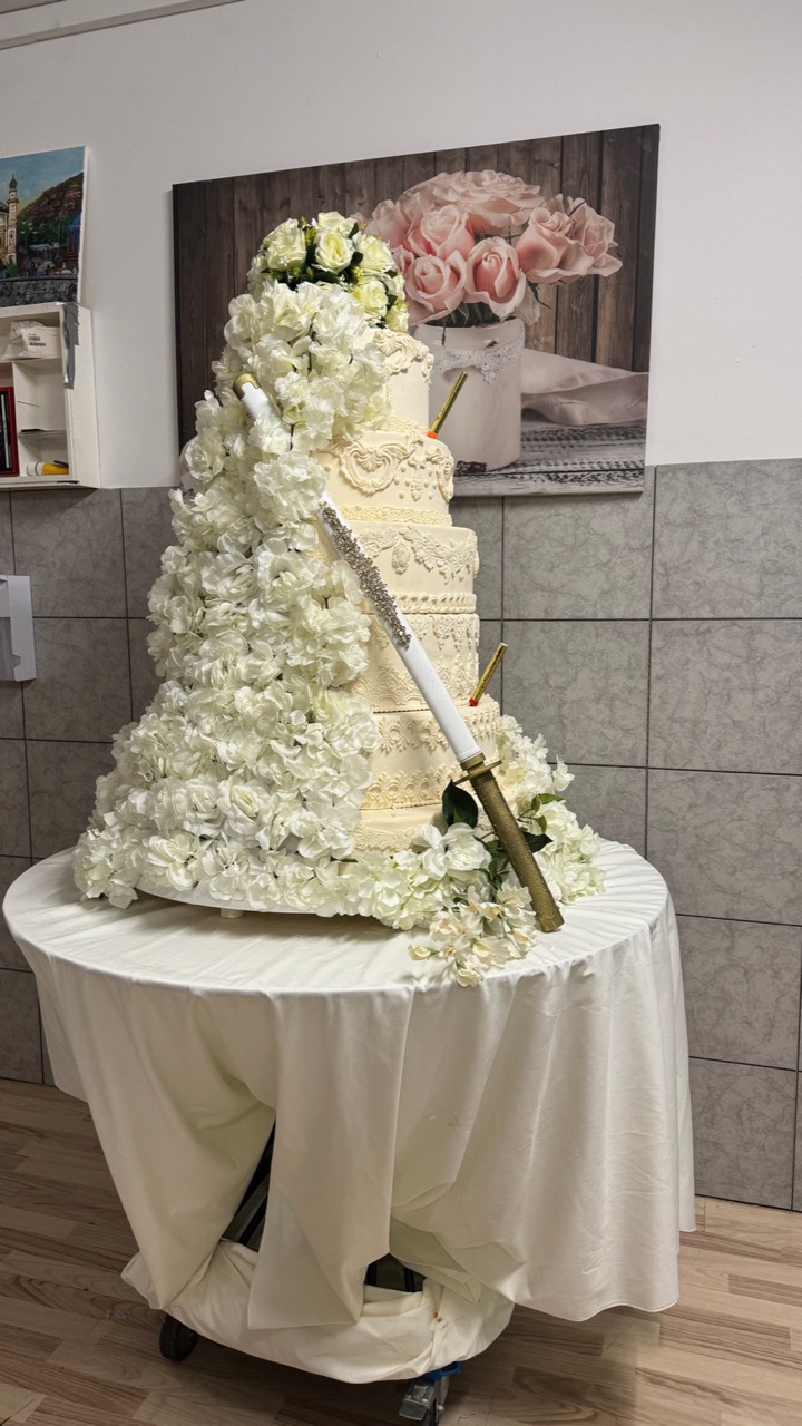 Hochzeitstorte Marzipan